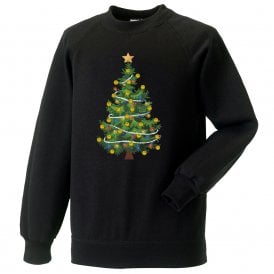 Acid Smiley Christmas Tree Christmas Jumper