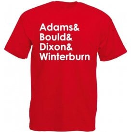Adams & Bould & Dixon & Winterburn (Arsenal) T-Shirt