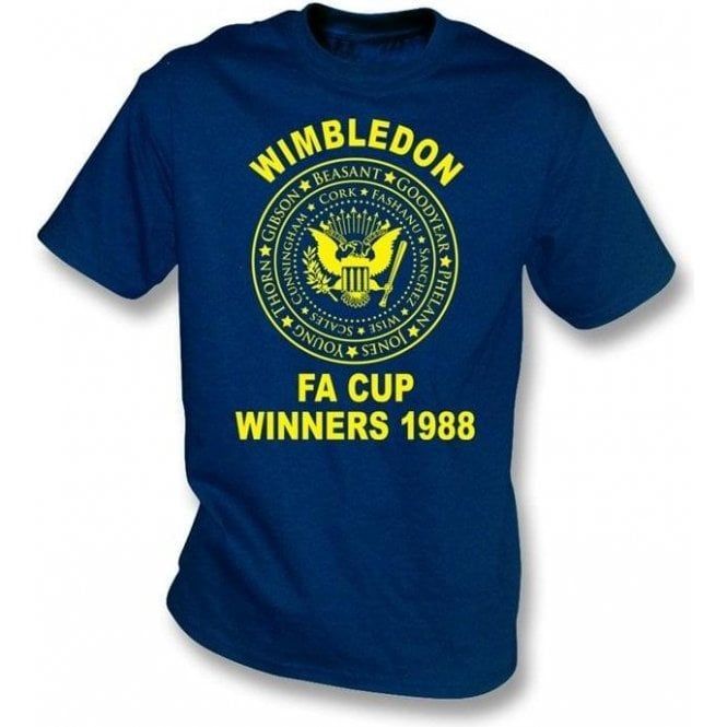 (AFC) Wimbledon 1988 FA Cup Winners (Ramones Style) T-shirt