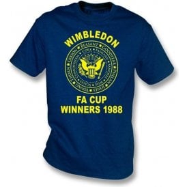 (AFC) Wimbledon 1988 FA Cup Winners (Ramones Style) T-shirt