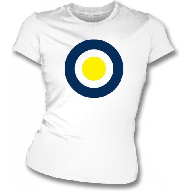 AFC Wimbledon Classic Mod Target Womens Slim Fit T-Shirt