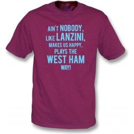 Ain't Nobody Like Lanzini Kids T-Shirt (West Ham)