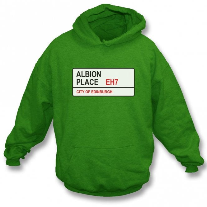 Albion Place EH7 (Hibernian) Hooded Sweatshirt