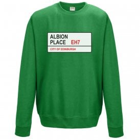 Albion Place EH7 (Hibernian) Kids Sweatshirt