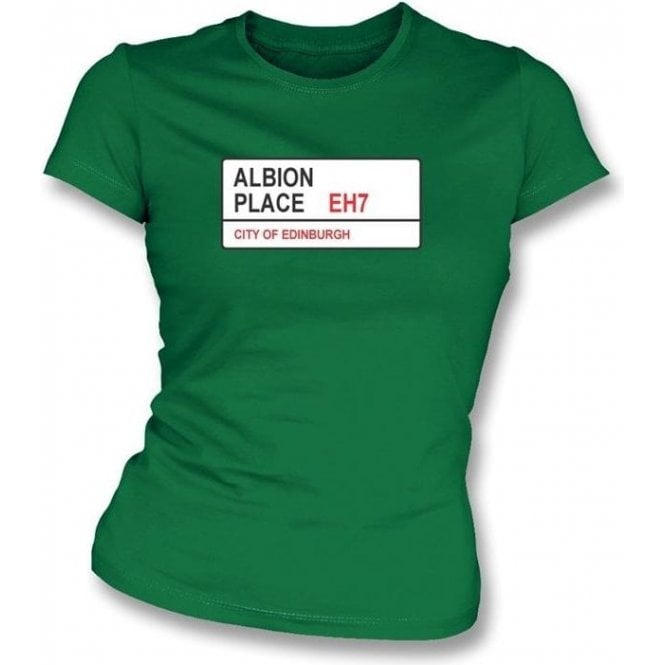 Albion Place EH7 Women's Slimfit T-Shirt (Hibernian)