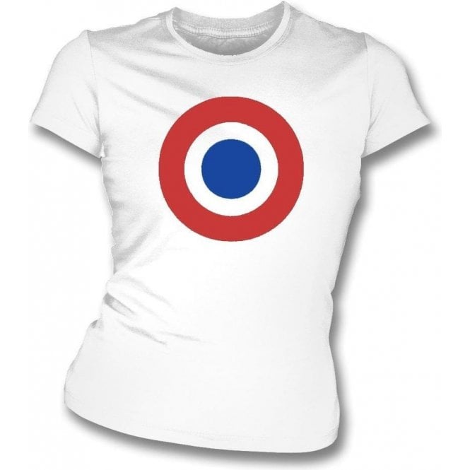 Aldershot Classic Mod Target Womens Slim Fit T-Shirt