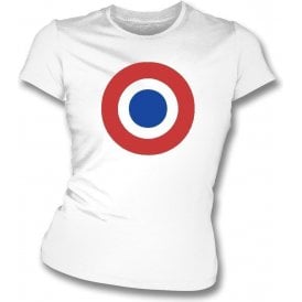 Aldershot Classic Mod Target Womens Slim Fit T-Shirt