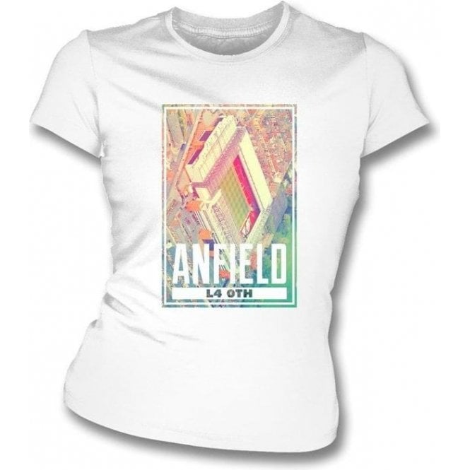 Anfield L4 0TH (Liverpool) Women's Slimfit T-Shirt