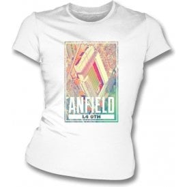 Anfield L4 0TH (Liverpool) Women's Slimfit T-Shirt