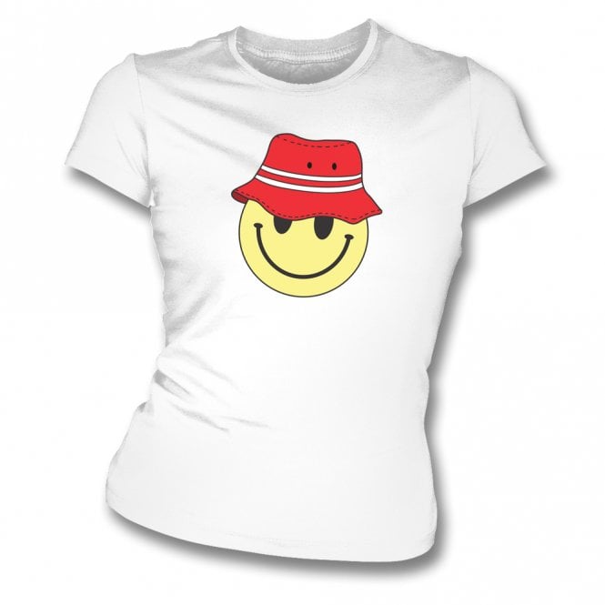 Arsenal Bucket Hat Smiley Womens Slim Fit T-Shirt
