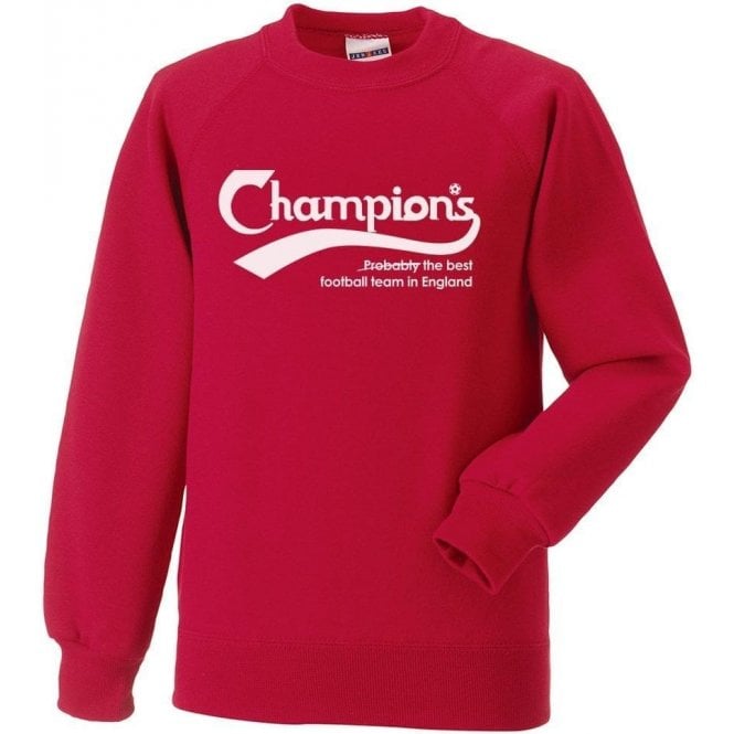 Arsenal Champions - Best Team In England Kids Sweatshirt
