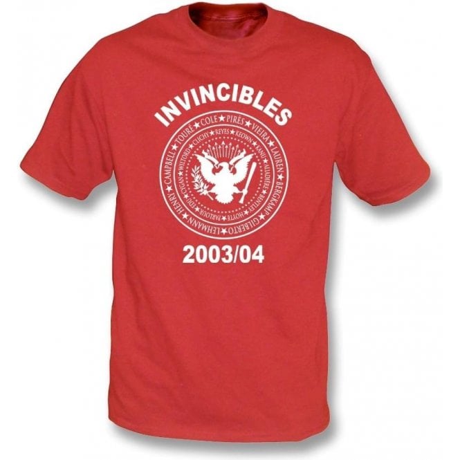 Arsenal Invincibles 2003/04 (Ramones Style) T-Shirt