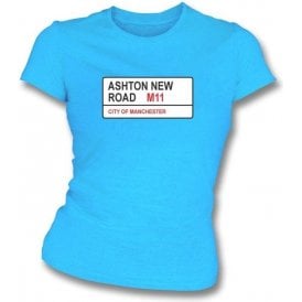 Ashton New Road M11 Women's Slimfit T-Shirt (Man City)