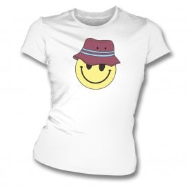Aston Villa Bucket Hat Smiley Womens Slim Fit T-Shirt