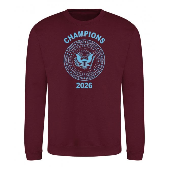 Aston Villa Europa League Champions 2026 (Ramones Style) Kids Sweatshirt
