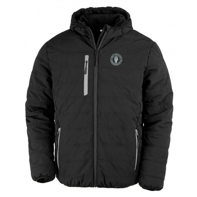 Aston Villa Influenced Keep The Faith Embroidered Stadium Recycled Winter Jacket