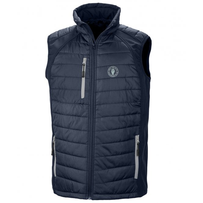 Aston Villa Influenced Keep The Faith Embroidered Terrace Gilet