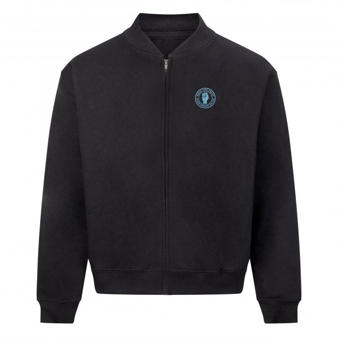 Aston Villa Keep The Faith Heavyweight Embroidered Bomber Sweatshirt