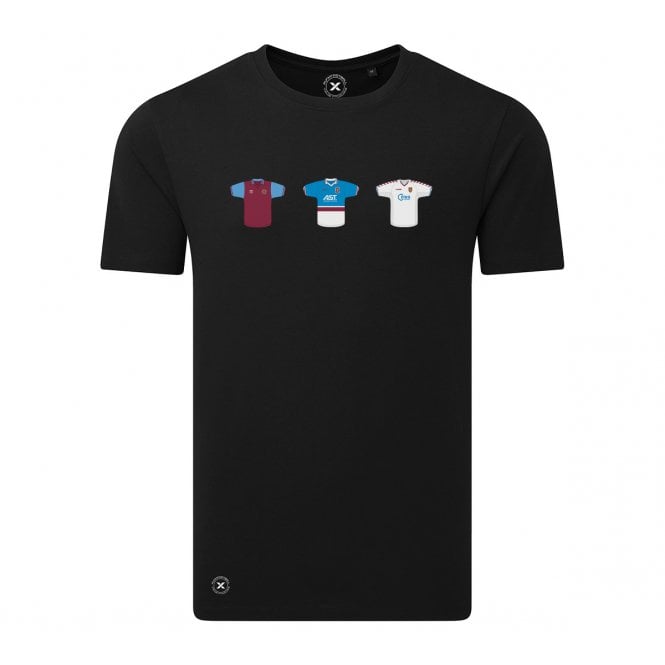 Aston Villa Retro Football Kits (True Colours Collab) Organic T-Shirt