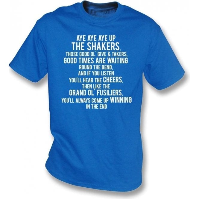 Aye Aye Up The Shakers Kids T-Shirt