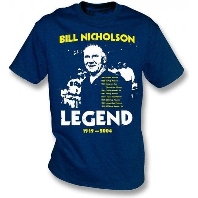 Bill Nicholson - Tribute t-shirt