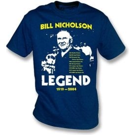 Bill Nicholson - Tribute t-shirt