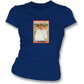 Billy Bremner 1969 (Leeds United) Navy Women's Slimfit T-Shirt