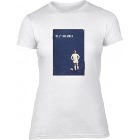 Billy Bremner (Leeds) Vintage Poster Womens Slim Fit T-Shirt