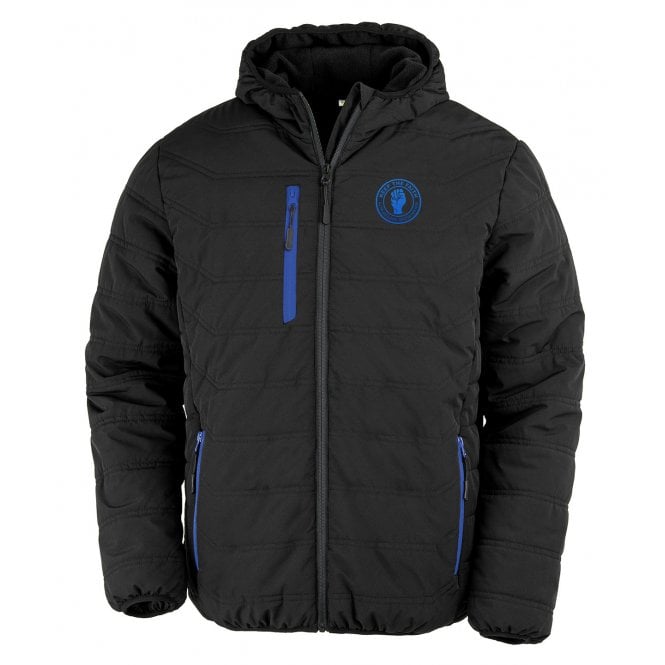 Blackburn Rovers Influenced Keep The Faith Embroidered Stadium Recycled Winter Jacket