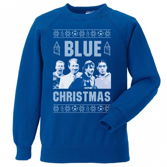 Blue Christmas (Everton Influenced) Christmas Jumper