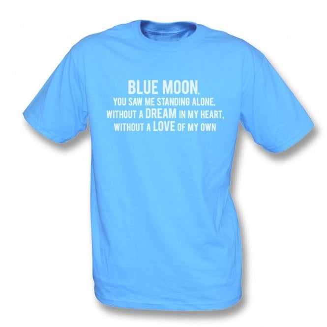 Blue Moon (Manchester City) Organic T-Shirt