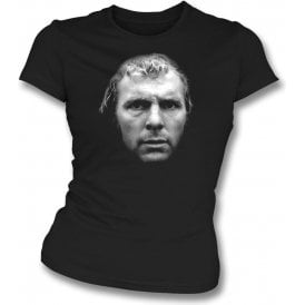 Bobby Moore Large Face Womens Slim Fit T-Shirt