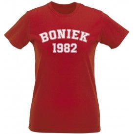 Boniek 1982 (Poland) Womens Slim Fit T-Shirt