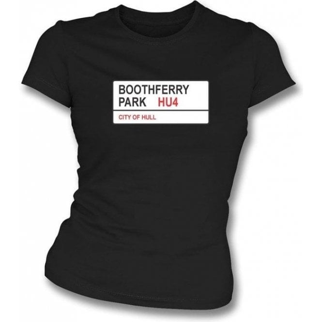 Boothferry Park HU4 (Hull City) Womens Slimfit T-Shirt