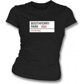 Boothferry Park HU4 (Hull City) Womens Slimfit T-Shirt