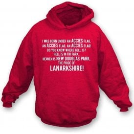 Born Under An Accies Flag (Hamilton) Hooded Sweatshirt