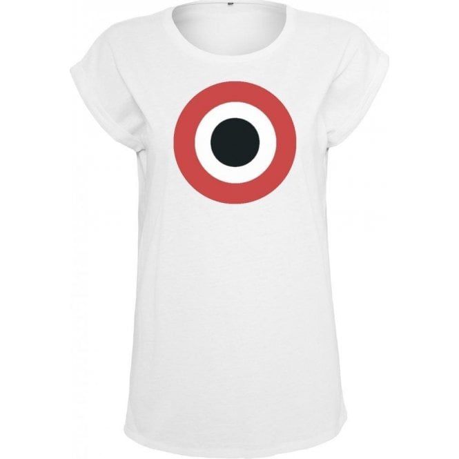Bournemouth Classic Mod Target Womens Extended Shoulder T-Shirt
