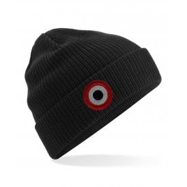 Bournemouth Influenced Mod Target Embroidered Terrace Organic Cotton Beanie