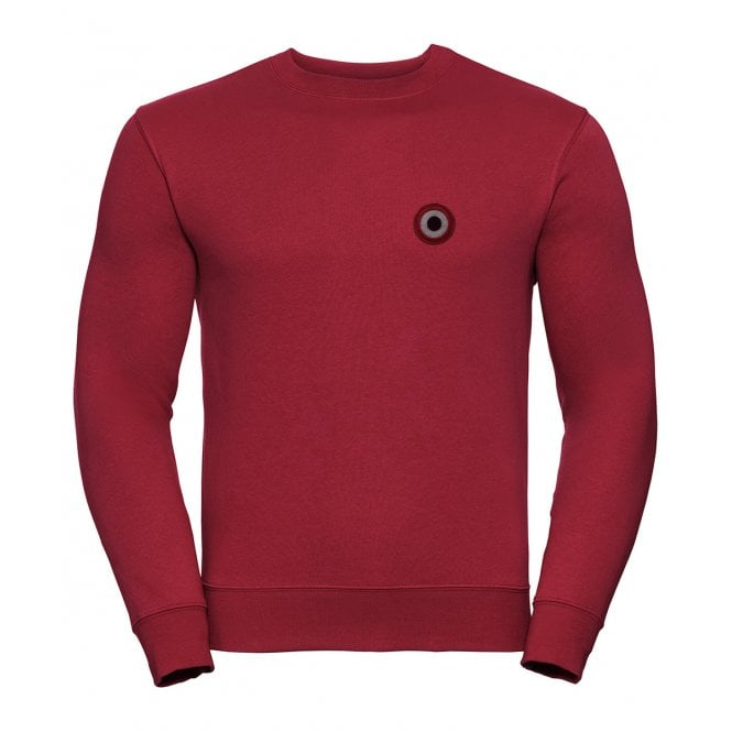 Bournemouth Influenced Mod Target Embroidered Terrace Sweatshirt