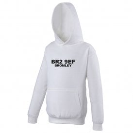 BR2 9EF Bromley (Bromley Influenced) Postcode Kids Hooded Sweatshirt