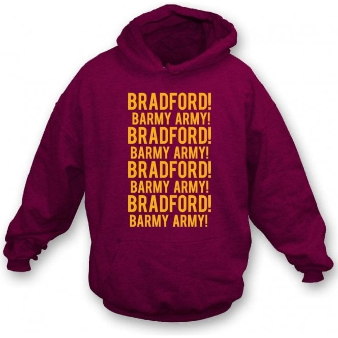 Bradford Barmy Army Kids Hooded Sweatshirt