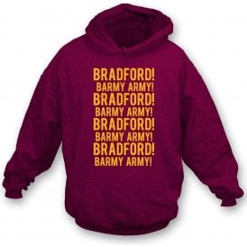 Bradford Barmy Army Kids Hooded Sweatshirt