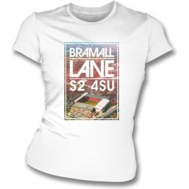Bramall Lane S2 4SU (Sheffield United) Women's Slimfit T-Shirt