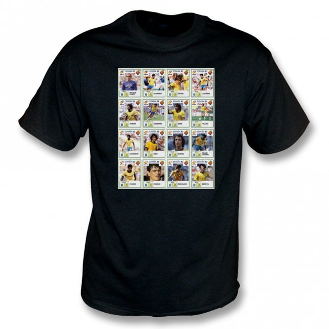 Brazil 1982 World Cup Stickers Kids T-Shirt