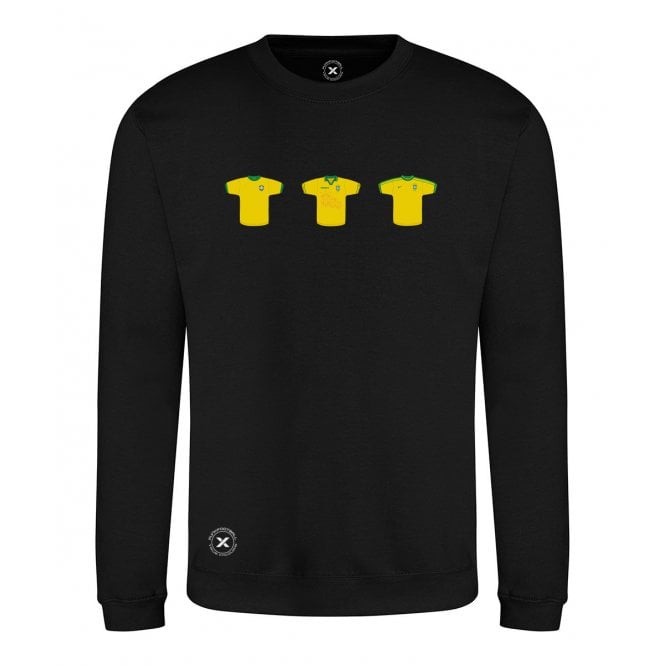 Brazil Retro Football Kits (True Colours Collab) Organic Sweatshirt
