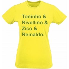 Brazil World Cup 1978 Womens Slim Fit T-Shirt