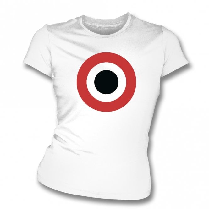 Brentford Classic Mod Target Womens Slim Fit T-Shirt
