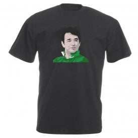 Brian Clough Art Print (Nottingham Forest) Vintage Wash T-Shirt