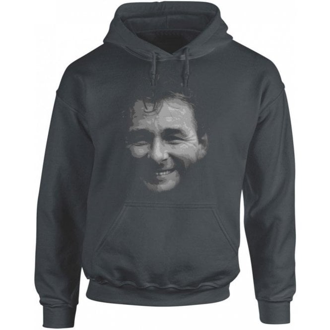 Brian Clough Large Face Kids Hooded Sweatshirt