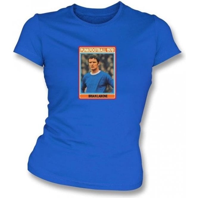 Brian Labone 1970 (Everton) Royal Blue Women's Slimfit T-Shirt